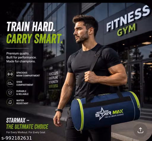 Starmax gym bag Fittness bag exercise bag travel bag lagguge bag duffel bag sports bag