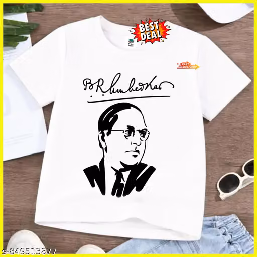 Dr B R Ambedker Printed T-shirt For Boys And Girls