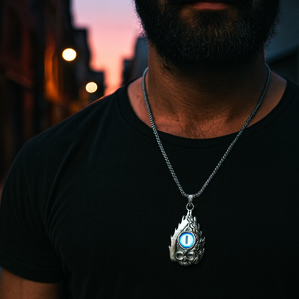 The99Jewel Demon Devil's Eye Chain Pendant