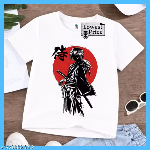 New Tranding Free Fire Anime Printed White T-shirt For Boys And Girls