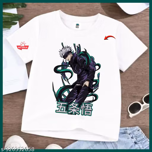 New Tranding Free Fire Anime Printed White T-shirt For Boys And Girls