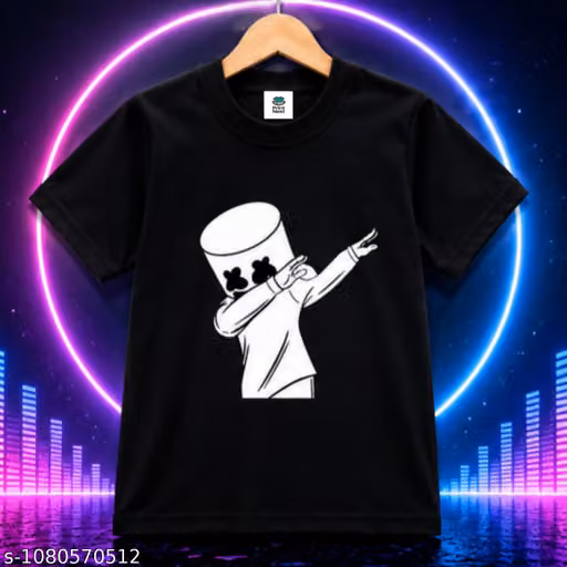 New Arrival Unique Design Ganpati Printed White T-shirt For Boys And Girls