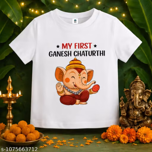 New Arrival Unique Design Printed White T-shirt For Boys And Girls