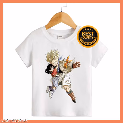 New Trandy Printed White T-shirt For Boys And Girls