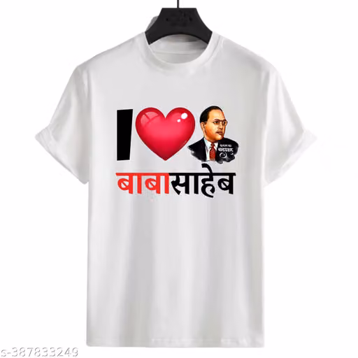 VJV Collection I Love Baba Saheb Ambedkar Boys' and Girls' Printed Tshirt