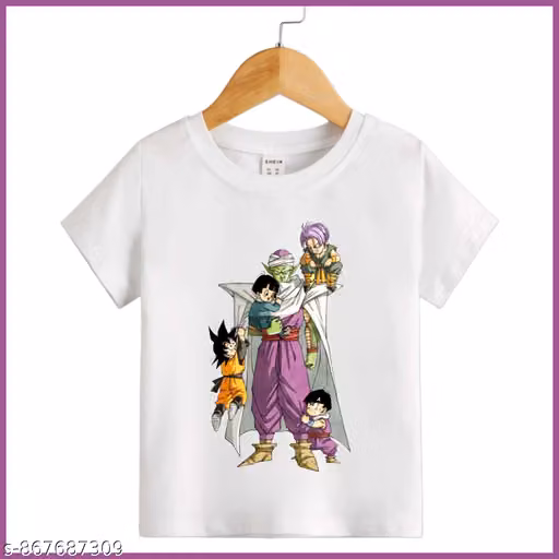 New Trandy Printed White T-shirt For Boys And Girls