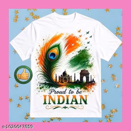 Independence Day Printed T-shirt For Boys and Girls