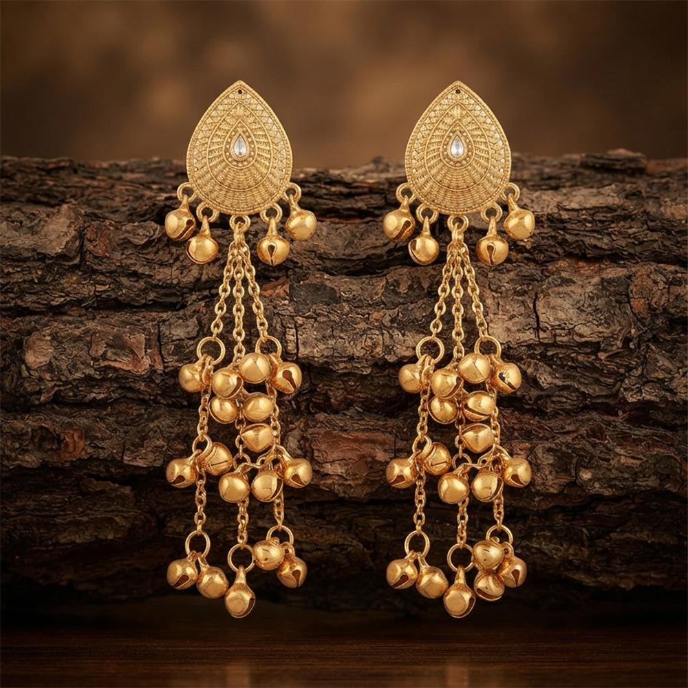 the99jewel-trendy-kashmiri-mehndi-plated-ghungroo-earrings-for-women-1322021b