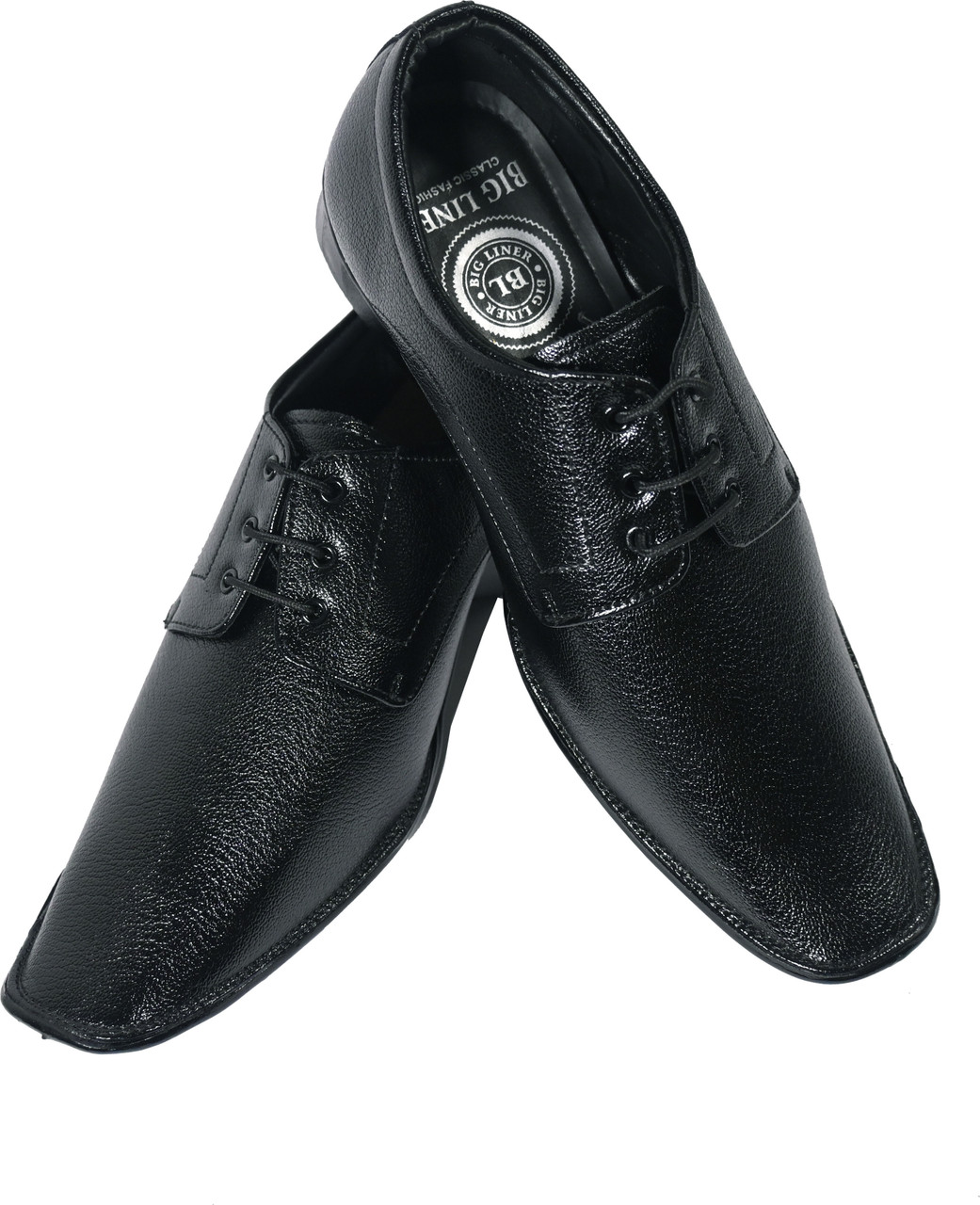 Big Liner formal shoe for men Party Wear For Men (Black , 5)