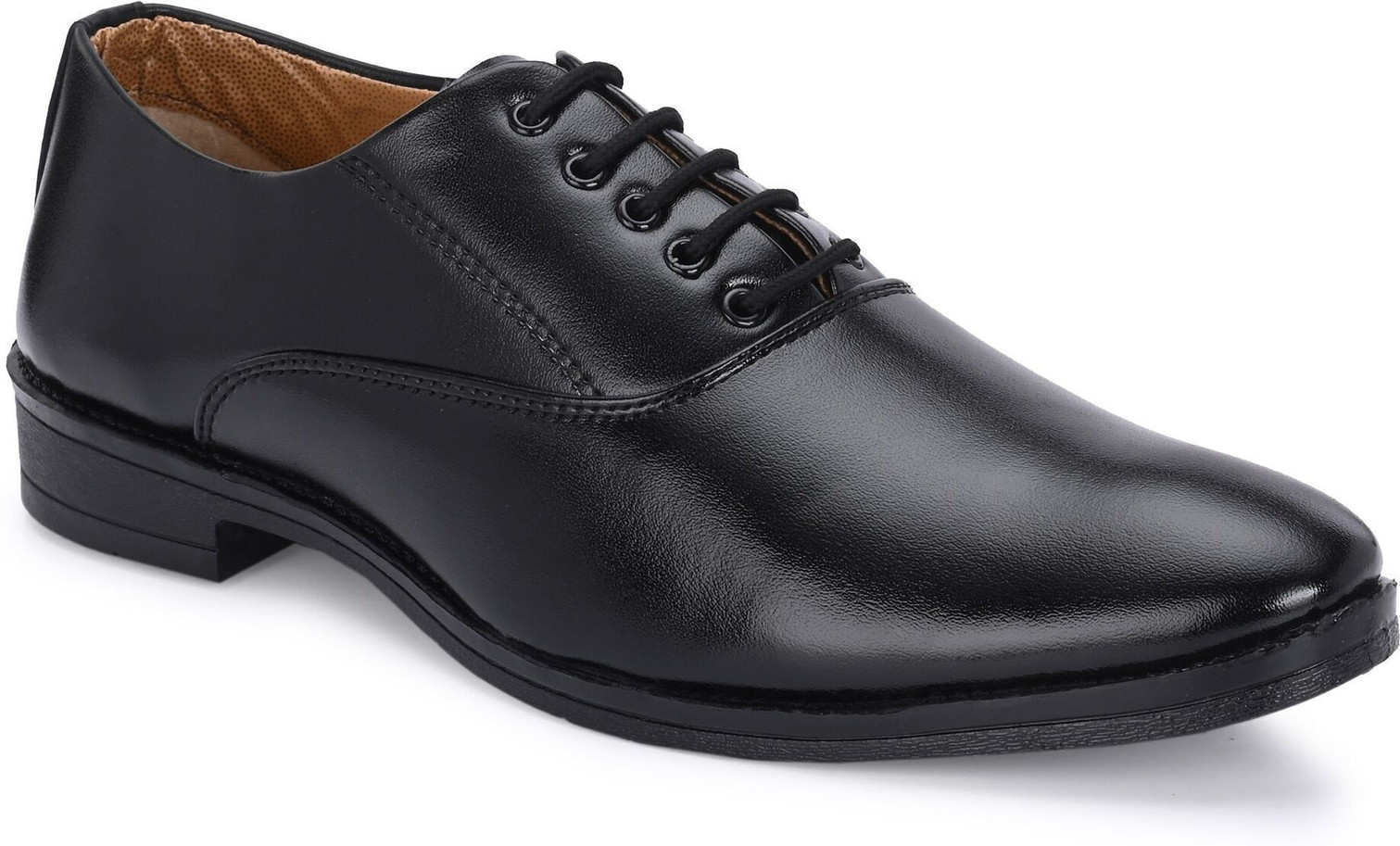 KATENIA Formal shoes for Men's Lace Up For Men (Black , 7)
