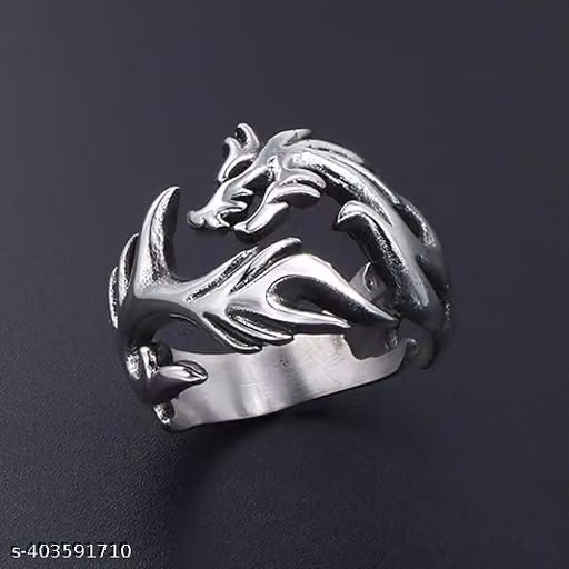 Design Masculine Powerful Style Stainless Steel Ring