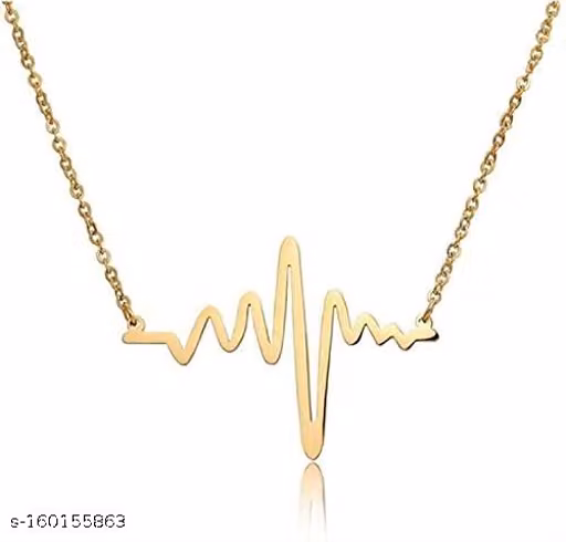 Heartbeat Pendant Necklace for Women & Girls