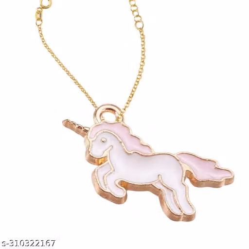 Cute Unicorn Pendant Necklace for Girls & Women