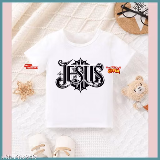 New Trandy Printed White T-shirt For Boys And Girls