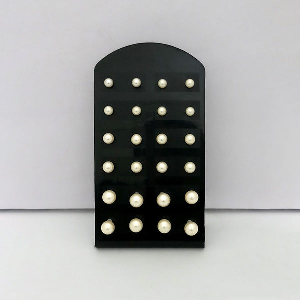 The99Jewel Set of 12 Stud Pearl Earrings Combo