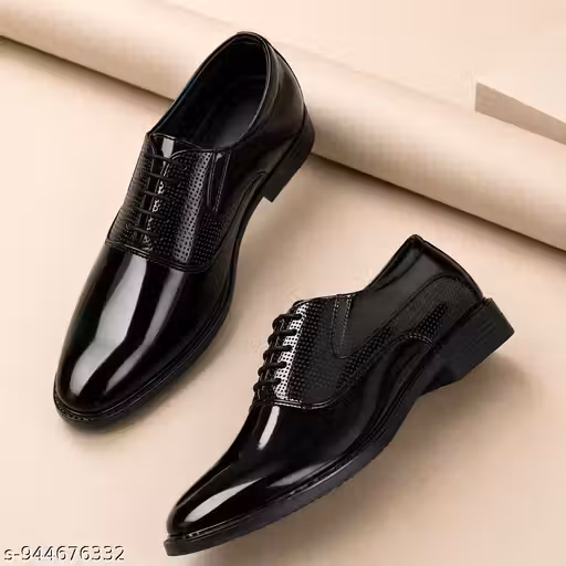 Men’s Premium Glossy Formal Lace-Up Shoes