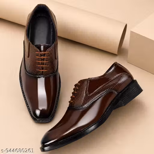 Men’s Premium Glossy Formal Lace-Up Shoes
