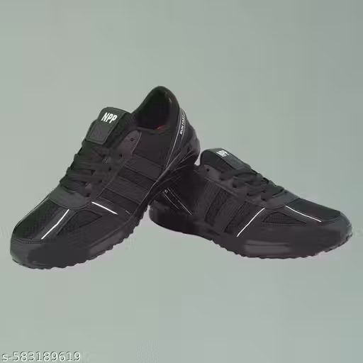 Mens Black Sports Shoes || Full Black Sports Shoes|| Walking Shoes || Gym and Trekking Shoes || Outdoor Shoes