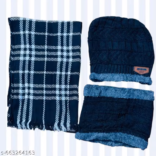 Men's & Women's Woollen Beanie Cap for Winter | Pack of 1