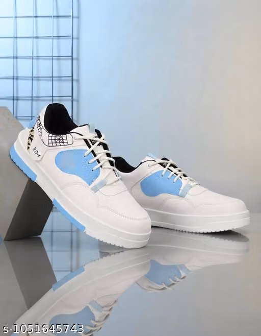 DOCWALK Stylish Printed Casual Sneakers for Men | Premium Comfort Daily Wear Walking & College Shoes