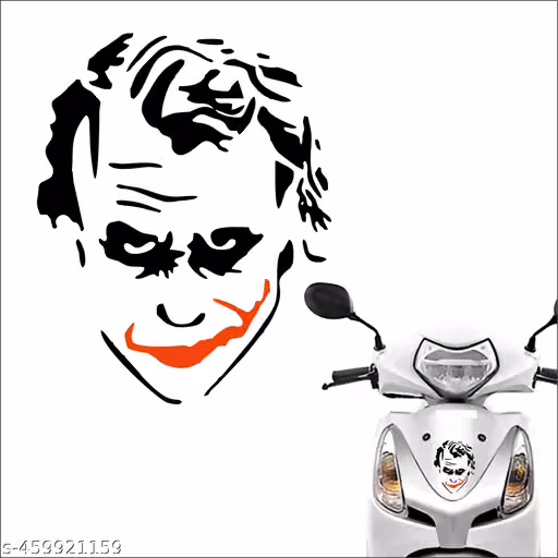 Mahadev Face Sticker for Scooter & Bike – Stylish Lord Shiva Vinyl Decal