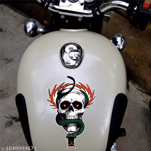 Ghost with Snake Stikcer Colorfull Sticker
