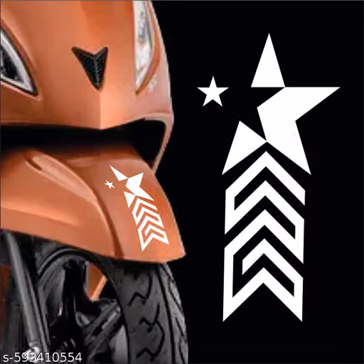 Mudguard Star Strip Sticker ( Vinyl)
