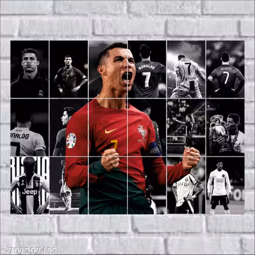 Rolando Poster Pack of 18 – 6 x 4 Inch, 300 GSM Card with Double-Side Tape