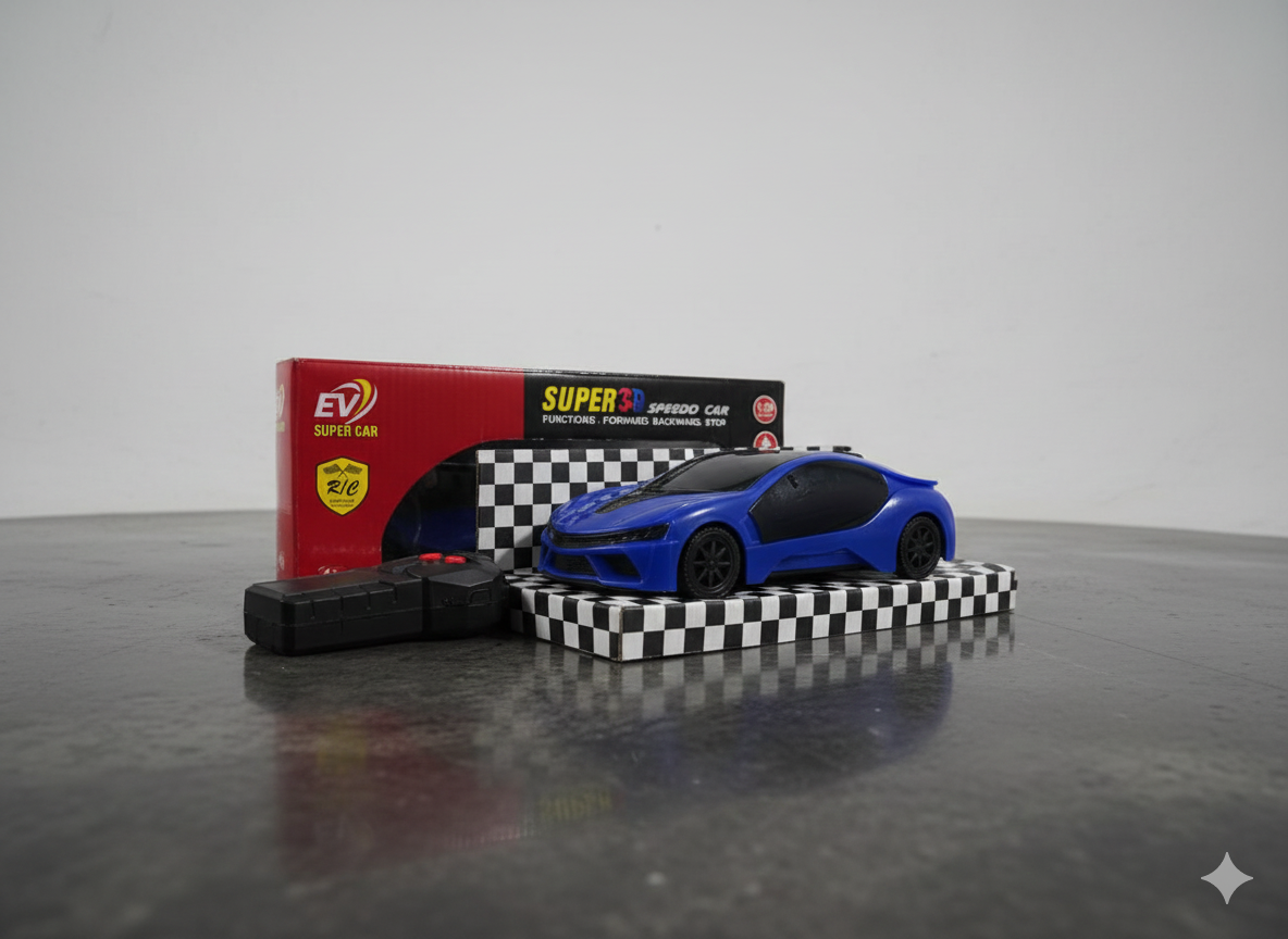 3D EV Car Toy for Kids | Stylish Electric Vehicle Model Toy