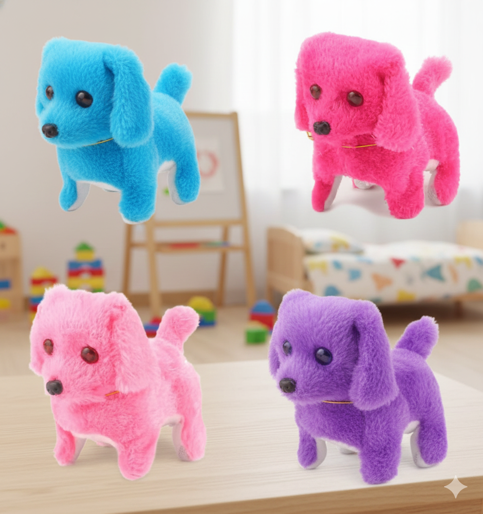 Lovely Walking Dog Toy with Sound | Interactive Walking Puppy Toy for Kids