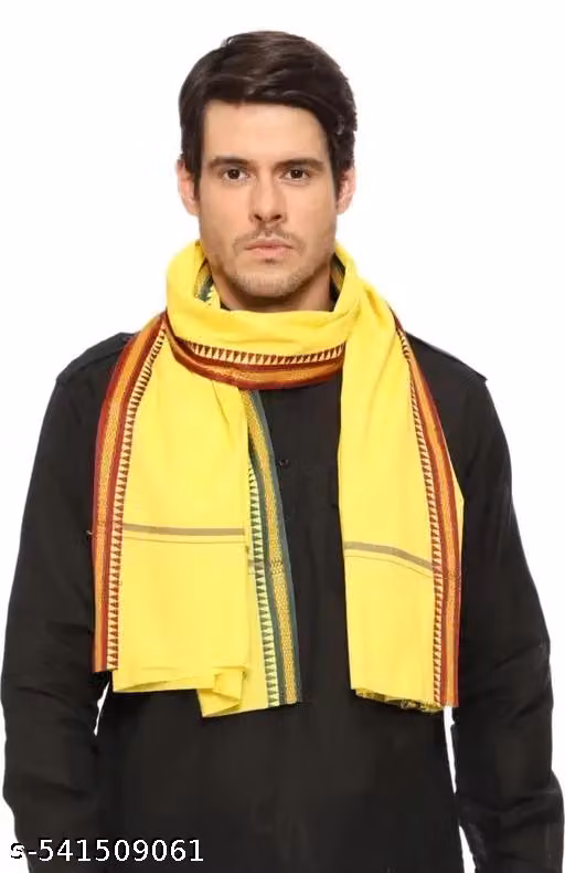 Southfashion 100% Cotton Gamcha with Yellow Border – Hand & Face Towel