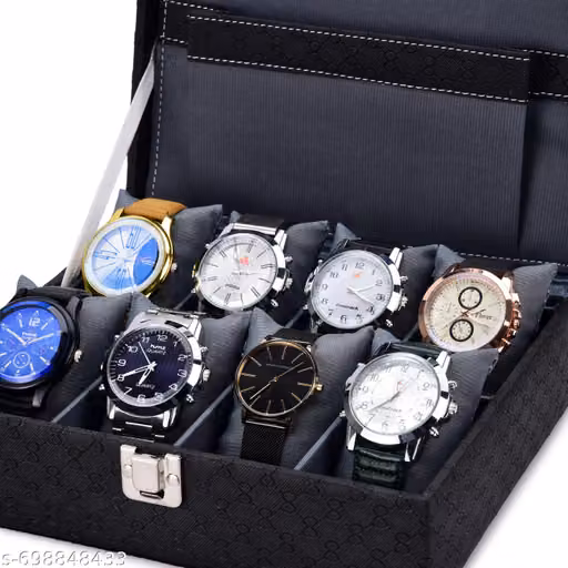 8 Slot Watch Organizer Box – Premium Watch Storage & Display Case