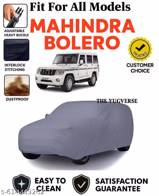 Mahindra Bolero Car Body Cover – Dustproof & Easy Clean Cover with Adjustable Buckle