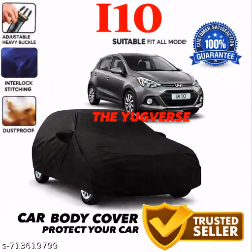 Hyundai i10 Car Body Cover – Dustproof & Easy Clean Cover with Adjustable Buckle