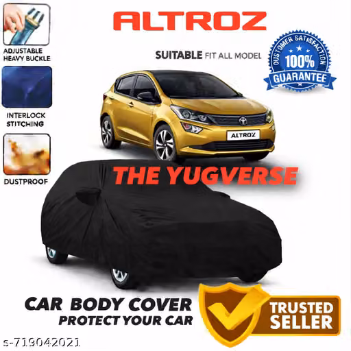 Tata Altroz Car Body Cover – Dustproof & Easy Clean Cover with Adjustable Buckle