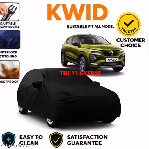 Renault KWID Car Body Cover – Dustproof & Easy Clean Cover with Adjustable Buckle