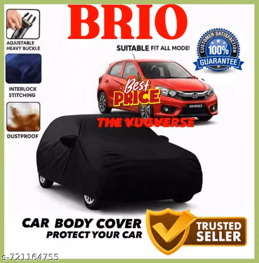 Honda Brio Car Body Cover – Dustproof & Easy Clean Cover with Adjustable Buckle