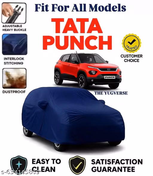 Tata Punch Car Body Cover – Dustproof & Easy Clean Cover with Adjustable Buckle