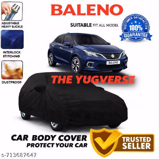 Maruti Suzuki Baleno Car Body Cover – Dustproof & Easy Clean Cover with Adjustable Buckle