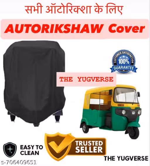 Auto Rickshaw Cover – Waterproof & Dustproof Three Wheeler Body Cover