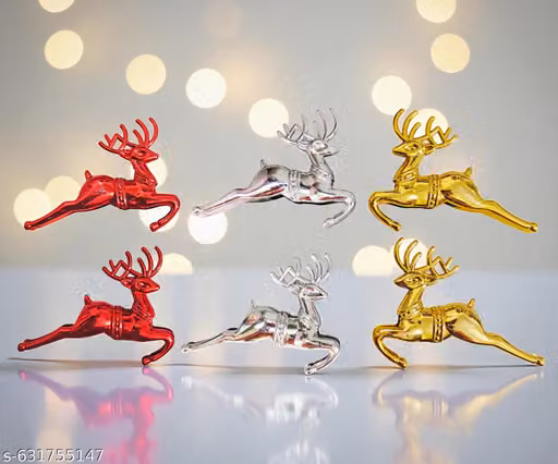 Deer Wall Decor Set of 6 – Colorful Deer Decorative Wall Hanging