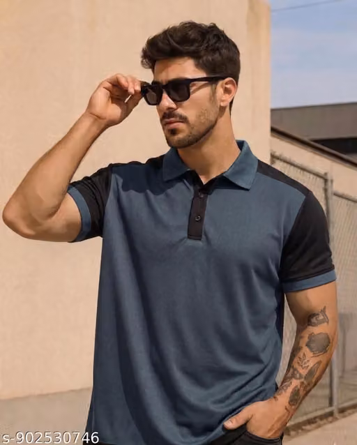 Men's Polo Half Sleeves Solid Polo T-shirt