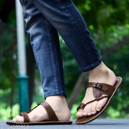 Relaxed Fashionable Men Flip Flops