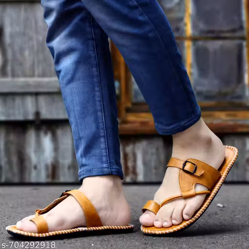 Relaxed Fashionable Men Flip Flops