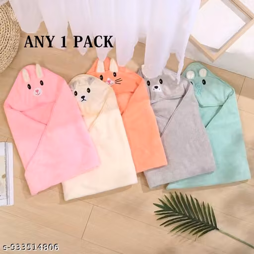Microfiber Rabbit Baby Bath Towel – Super Soft, Absorbent & Quick Dry Kids Towel