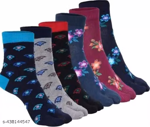Women’s Floral Printed Socks – Stylish Mid-Calf Socks