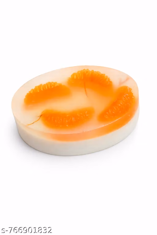 Orange Loofah Handmade Soap – Natural Exfoliating Bath Soap