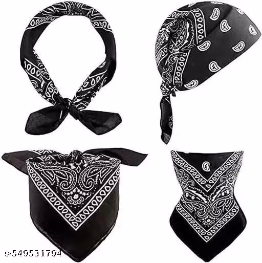 Paisley Cotton Bandana for Men & Women – 22 Inch, Pack of 1