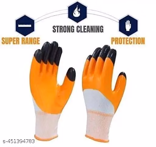 Cotton Blend Work Gloves for Agriculture, Gardening & Construction – Pack of 5