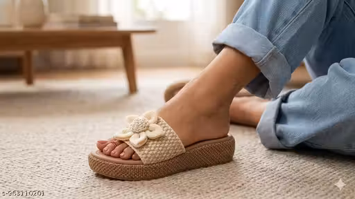 Women Stylish Bow Platform Wedge Sandals For Casual Daily Wear